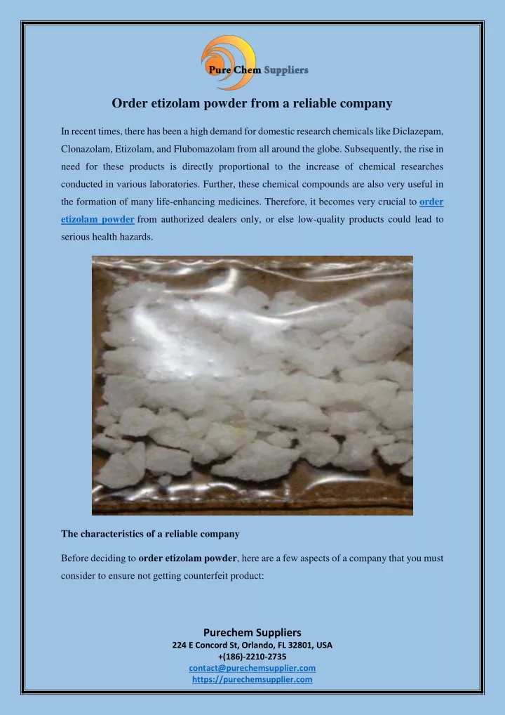 order etizolam powder from a reliable company
