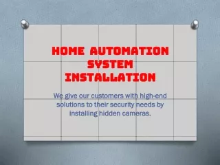 Home Automation System Installation Lawrenceville GA