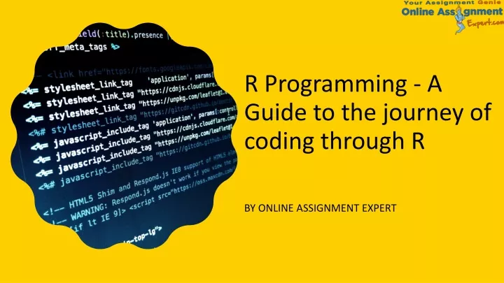 r programming a guide to the journey of coding