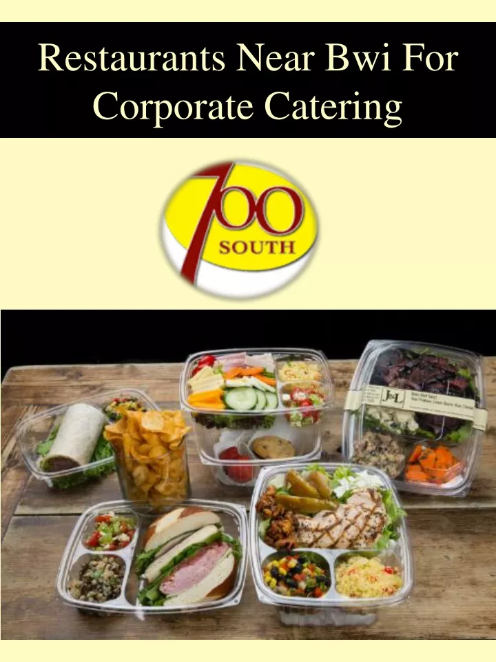 restaurants near bwi for corporate catering