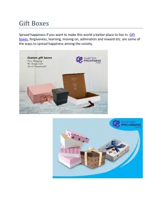 gift boxes