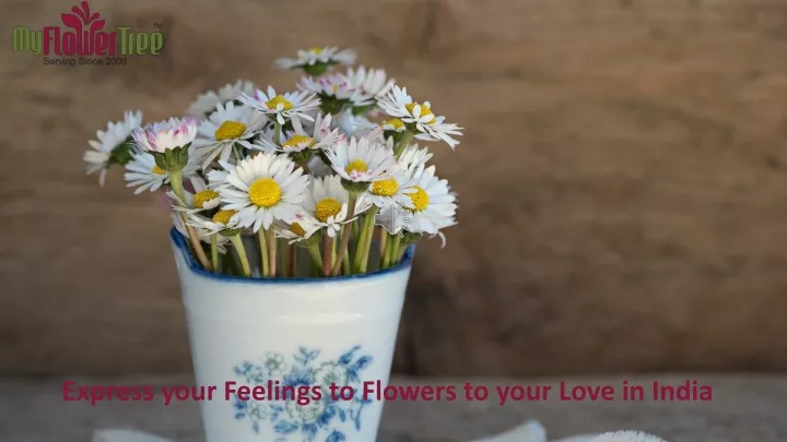 express your feelings to flowers to your love