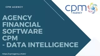 Agency Financial Software CPM - CPM Agency