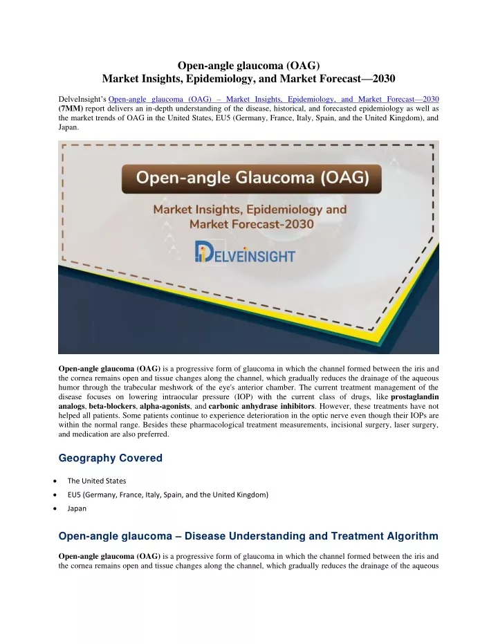 open angle glaucoma oag