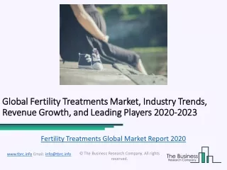 Fertility Treatments Market Competitive Landscape and Regional Forecast Analysis 2023