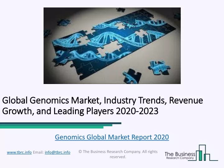 global global genomics genomics market industry