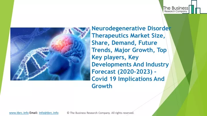 neurodegenerative disorder therapeutics market