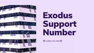 ☎Exodus Support【 1(810) 355-4365】Number☎