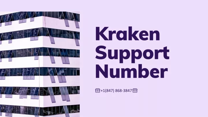kraken support number