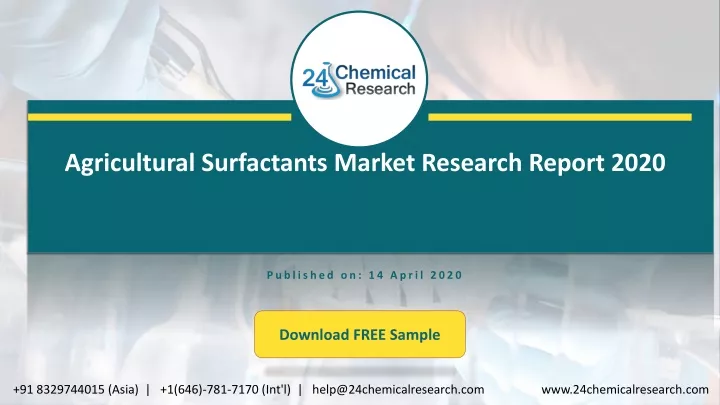 agricultural surfactants market research report