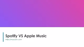 Spotify VS Apple Music