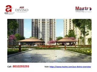 Ace Divino | 2 & 3 BHK Apartments in Noida Extension | Call 8010293293
