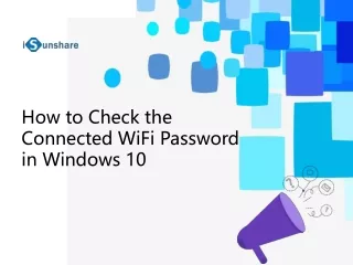 How to Check the Connected WiFi Password in Windows 10