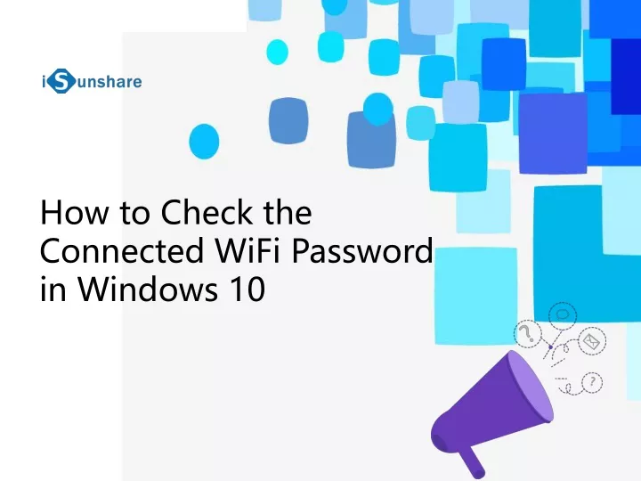how to check the connected wifi password