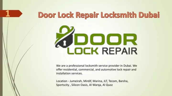 door lock repair locksmith dubai