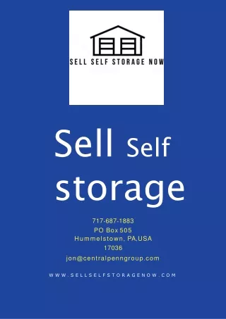 sell self storage