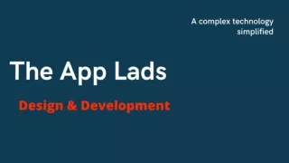 Web agency - THE APP LADS