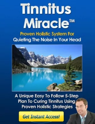 Tinnitus Miracle PDF, eBook by Thomas Coleman