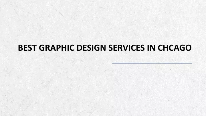 best graphic design services in chcago