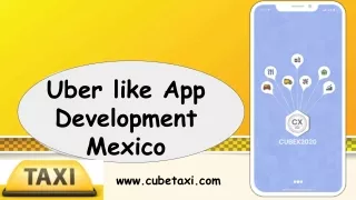 uber like app development mexico