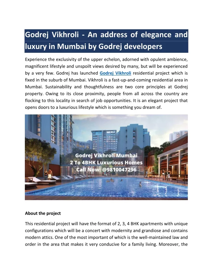 godrej vikhroli an address of elegance and luxury