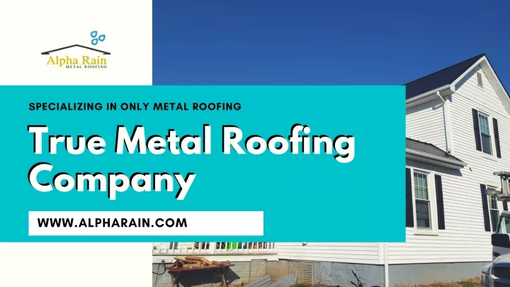 specializing in only metal roofing