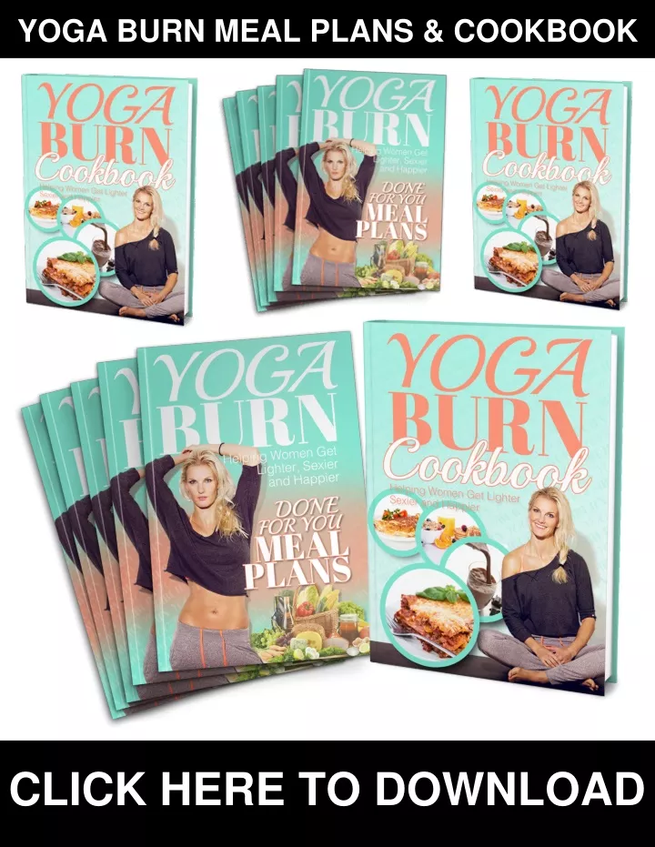 yoga burn meal plans cookbook