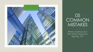 05 common mistakes