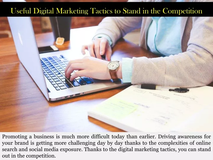 useful digital marketing tactics to stand in the competition