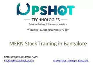 MEAN Stack Training in Bangalore | MEAN Stack Courses in Bangalore, BTM Layout