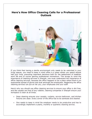 here s how office cleaning calls