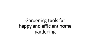 gardening tools for happy and efficient home gardening