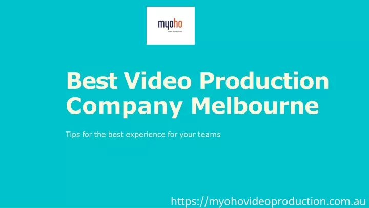 best video production