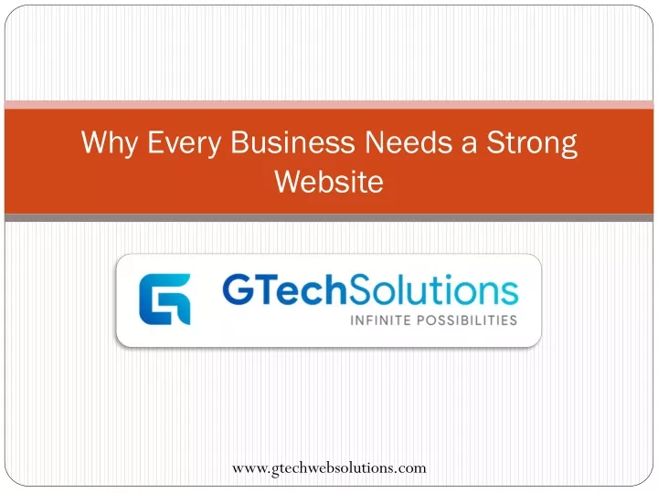 why every business needs a strong website