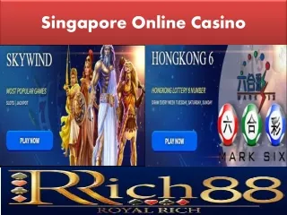 Singapore Online Casino - Singapore RRich88