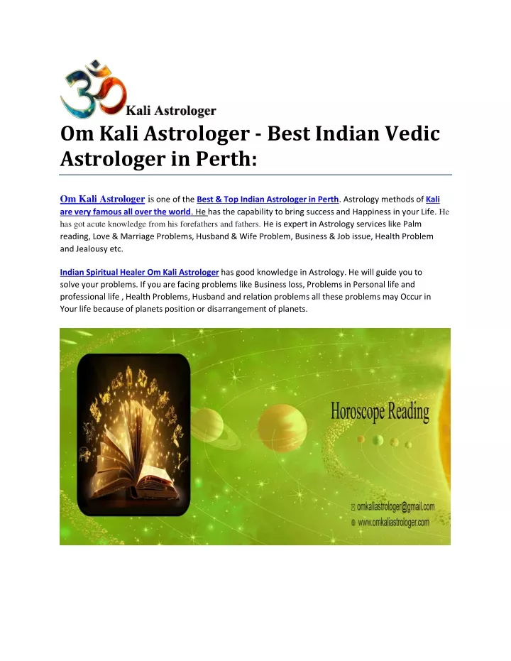 om kali astrologer best indian vedic astrologer
