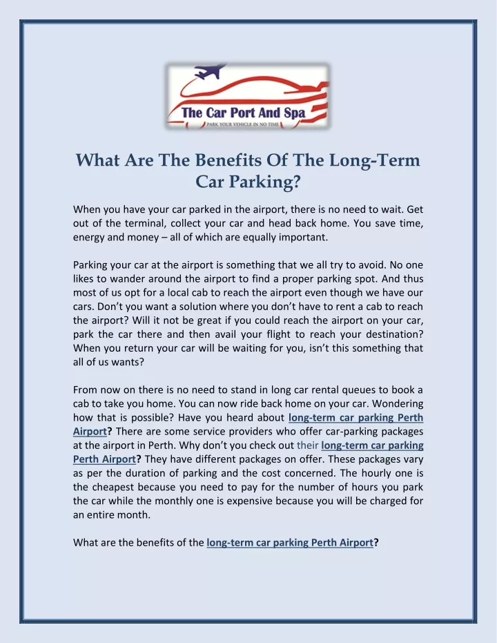 what are the benefits of the long term