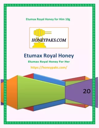 Etumax Royal Honey for him 10g