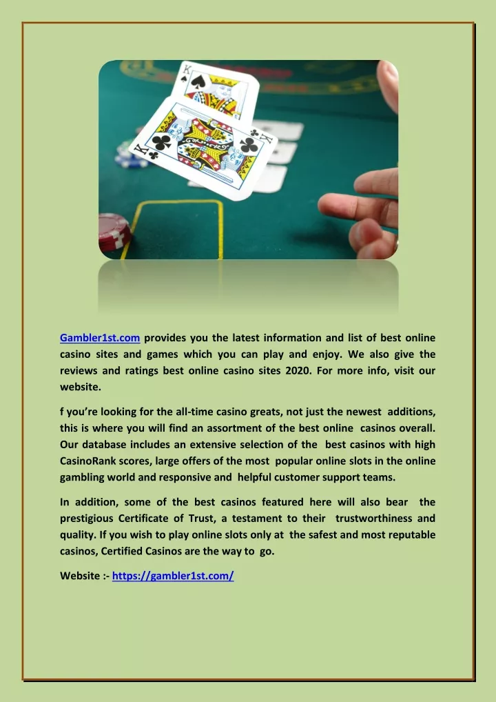 gambler1st com provides you the latest