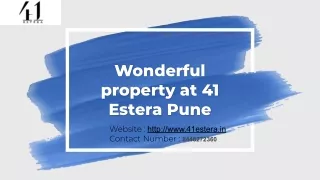 Wonderful property at 41 Estera Pune