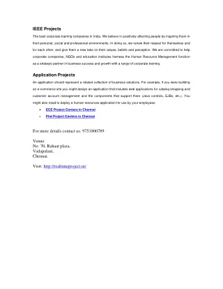 ieee projects