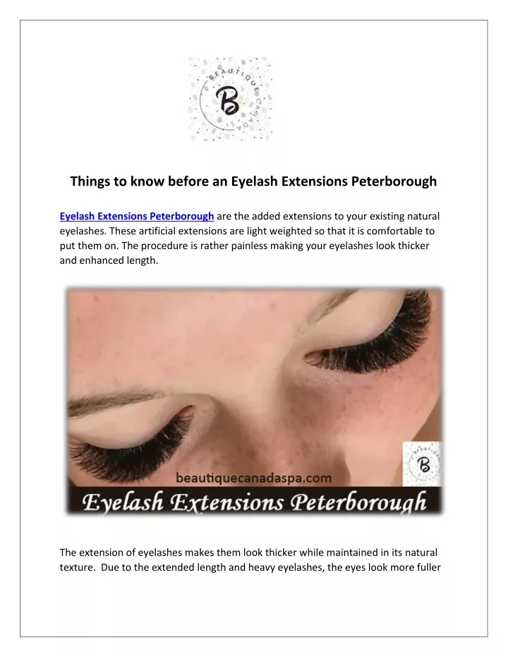 things to know before an eyelash extensions