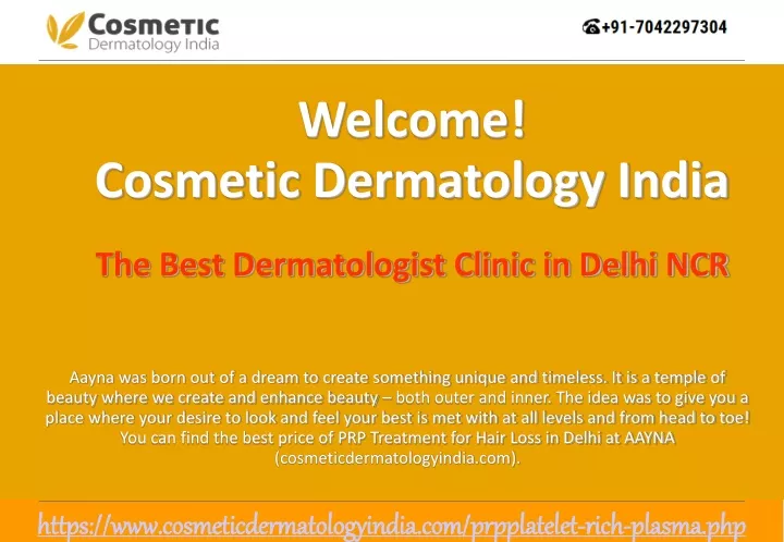 welcome cosmetic dermatology india the best