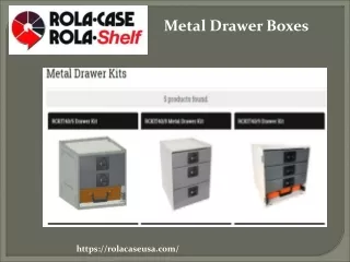 Metal Drawer Boxes