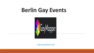 Berlin gay events