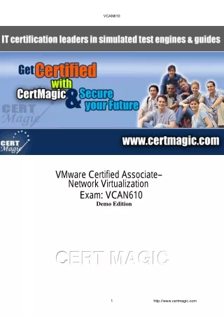 VMware Certified Associate - Network Virtualization Exam Dumps - VMware VCAN610