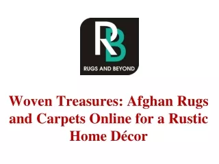 Afghan Rugs and Carpets Online for a Rustic Home Décor