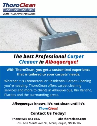 Best Carpet Cleaning Company | ABQ Thoroclean