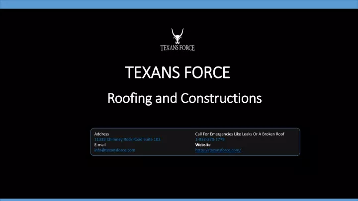 texans force roofing and constructions