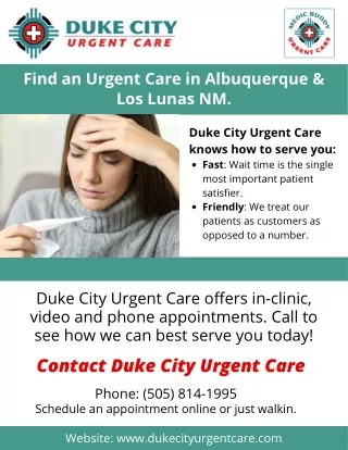 best urgent care | Duke City Urgent Care Albuquerque